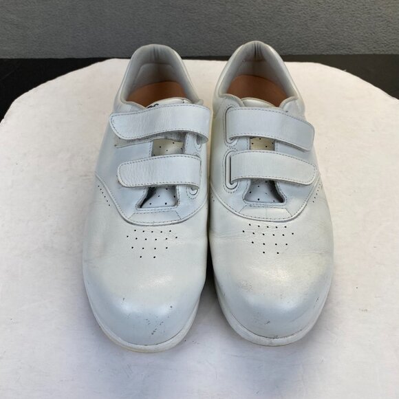 SAS Me Too‎ White Leather Size 10 Double Wide, Women's Sneaker,Comfort - Picture 1 of 16